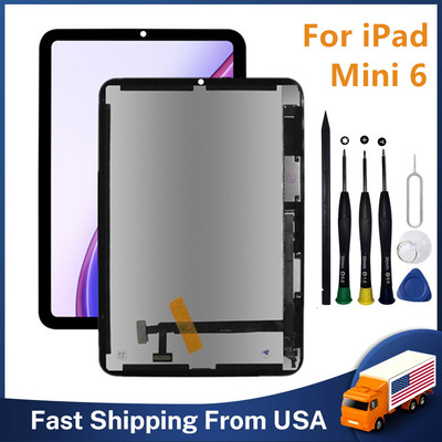 For iPad Mini 6 Gen 2021 A2567 A2567 LCD Display Touch Screen Digitizer Replace