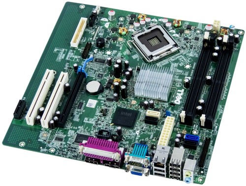 Dell 0G214D LGA 775 4x DDR2 Intel Q43 Pcie PCI Dp Esata Motherboard - 第 1/2 張圖片