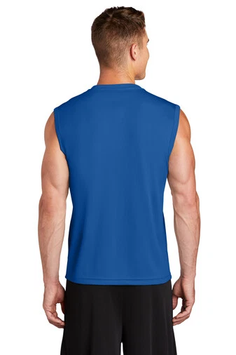 Camiseta Sport-Tek ST352 para hombre sin mangas Dri-Fit competidor que absorbe la humedad Foto 2 de 3
