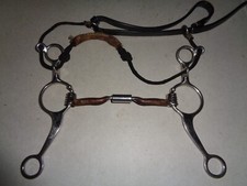 Myler MB04 Long Shank Combination Low Port Comfort Snaffle Bit 5 3/4" 5.75"