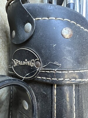 Vintage Black Spalding Carry Golf Bag With Full Set Of Clubs | eBay