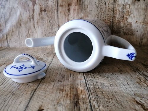 Kaffeekanne 750ml Blau Saks Jäger Eisenberg Vintage Made in GDR - 第 3/5 張圖片