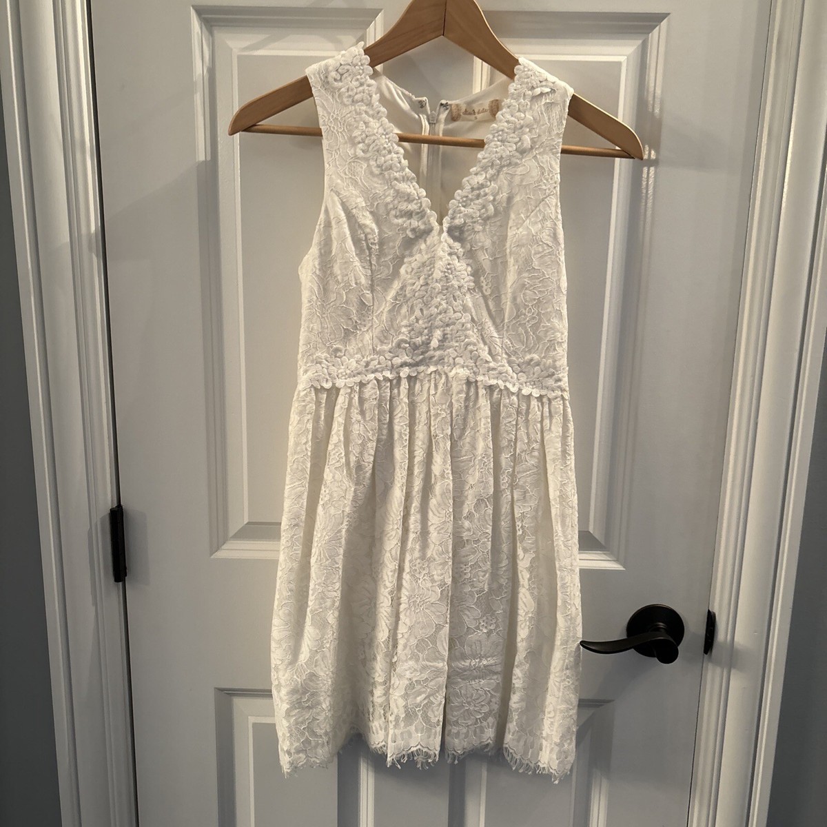 altar'd state ivory dress Altar’d Lace Size Small Floral mini dress