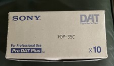 New/SEALED Box 10 SONY PDP-35C Professional Pro DAT Plus Digital Audio Tape NEW 
