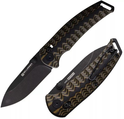 Willumsen Copenhagen Birddog Folding Knife 440C Steel Blade G10 Handle - BD23XA3