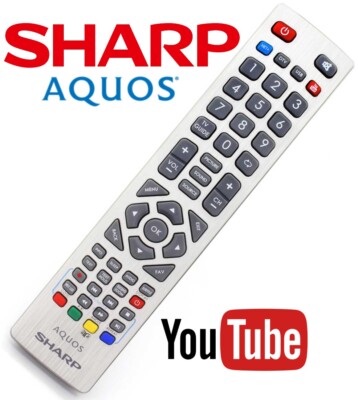 Genuine Sharp Aquos Remote Control For Full HD Smart LED Genuine Sharp Aquos Remote Control For Full HD Smart LED