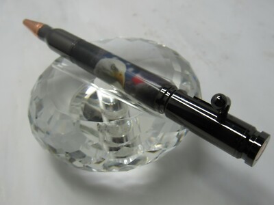 GORGEOUS HIGH QUALITY HANDMADE BULLET AMERICAN EAGLE BOLT ACTION BP PEN