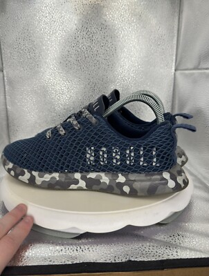 Nobull Radial Navy Mesh Runner Low Top Lace Up Trainer Shoes  display picture 2