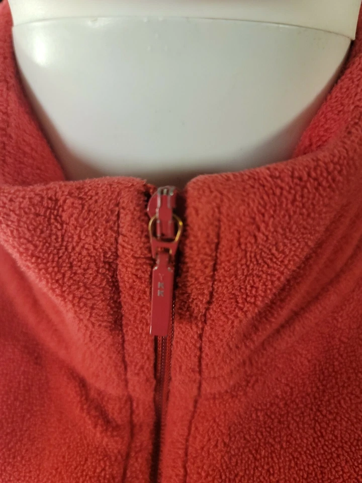 Gap Outlet Coral Pink 1/4 Zip Long Sleeve Fleece Pullover Jacket Size S - Image 3 of 4