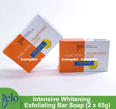Belo Intensive Whitening Exfoliating Bar Soap (2 x 65g)