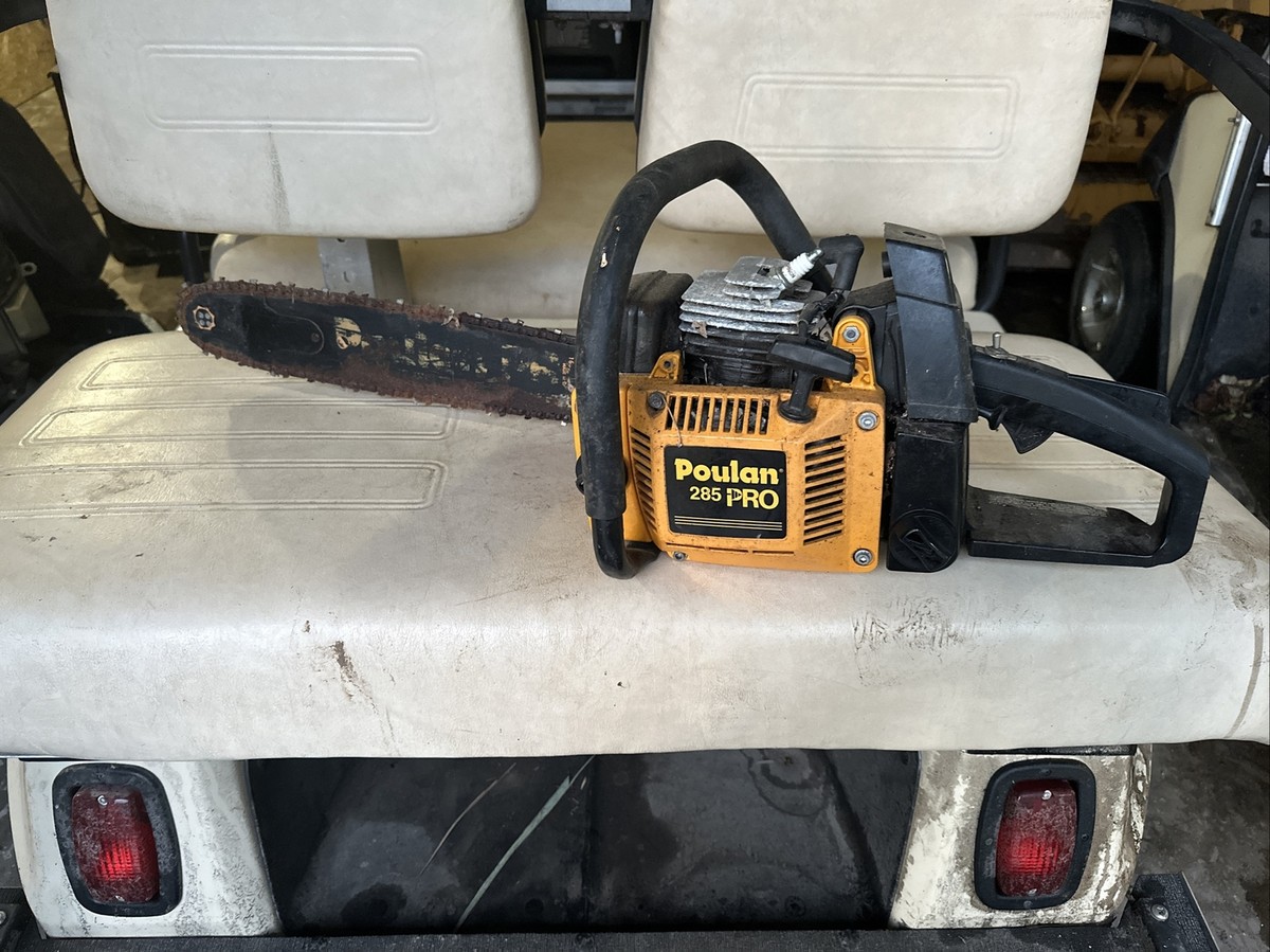VINTAGE POULAN PRO 285 CHAINSAW 2 CYCLE 16-20” BAR 46cc USA MADE 