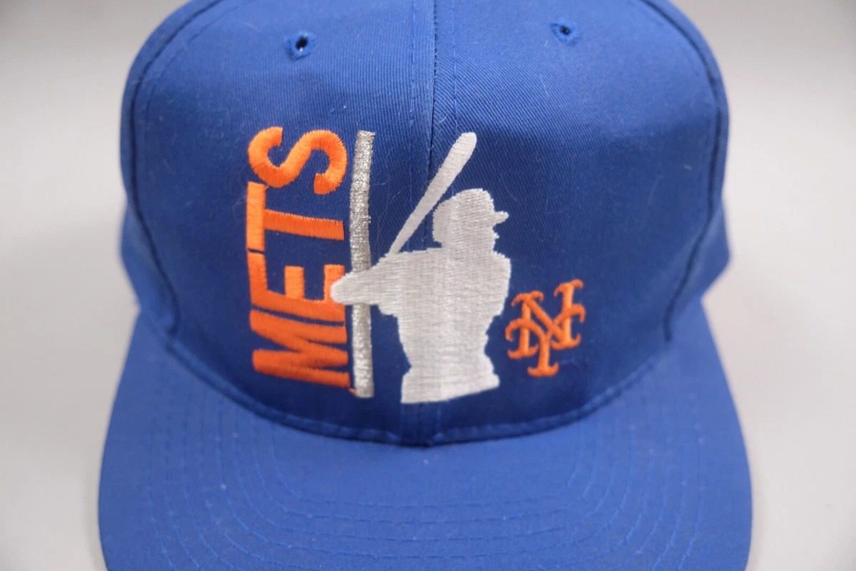 Vintage 90s NY New York Mets American Needle Otto Snapback Cap Hat MLB