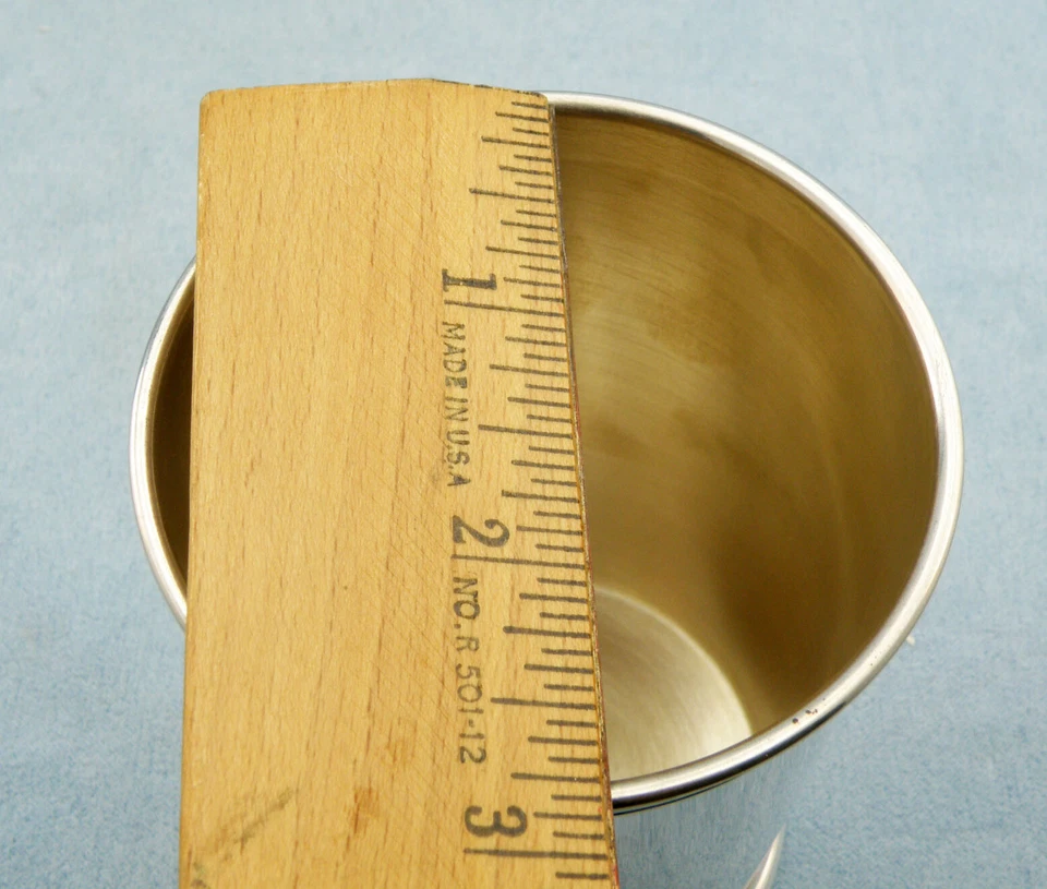 Taza Julep Vintage Rara LUNT Plata Esterlina Como Nueva, con Monograma Foto 4 de 4