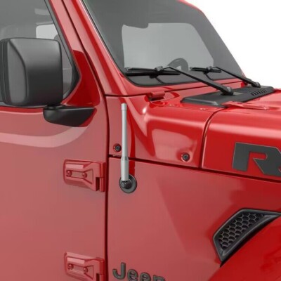 For Jeep Wrangler Antenna Fits JK JL JLU JT Rubicon Sahara Sport Silver 6 inch