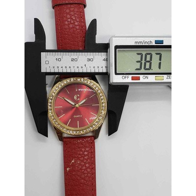 Charming Charlie women\'s watch, NO:9688. Red face with matching band Charming Charlie women main image 2