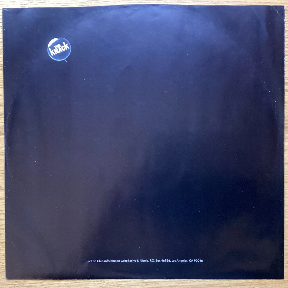 The Knack “Get The Knack" 33 1/3 rpm LP, SO511948, My Sharona, Good Girls Don’t - Image 3 of 4