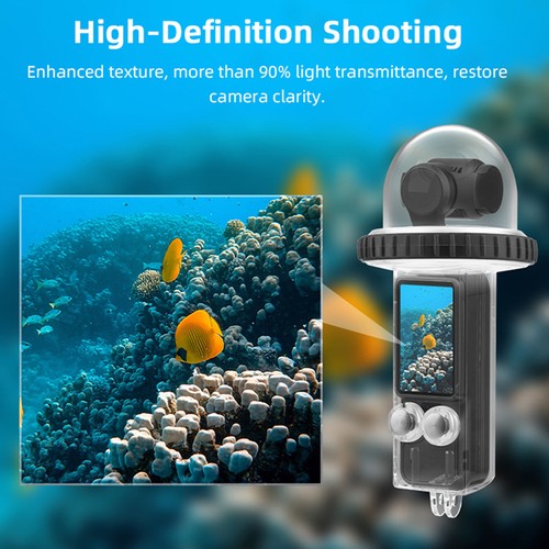 Snorkel Cover Swimming Diving Water-proof Case Accessories for DJI OSMO POCKET 3 - Picture 12 of 14