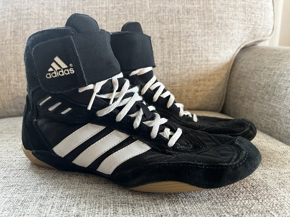 Adidas Pretereo Wrestling Shoes 145949 Boxing MMA Shoe Men’s Size 10 Black