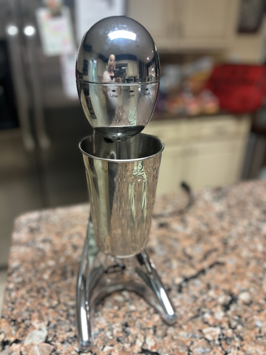 Sunbeam Oster 6627 Chrome Metal Milkshake Malt Mixer Blender Sunbeam Oster 6627 Chrome Metal Milkshake Malt Mixer Blender