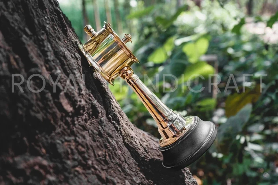 Antiguo telégrafo de motor de barco de latón náutico de 7 pulgadas - Marítimo coleccionable Foto 3 de 4