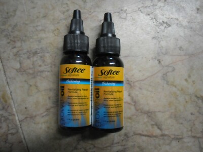 2 X 1 oz  Softee Signature Thickening Revitalizing Repair Formula Growth Oil 