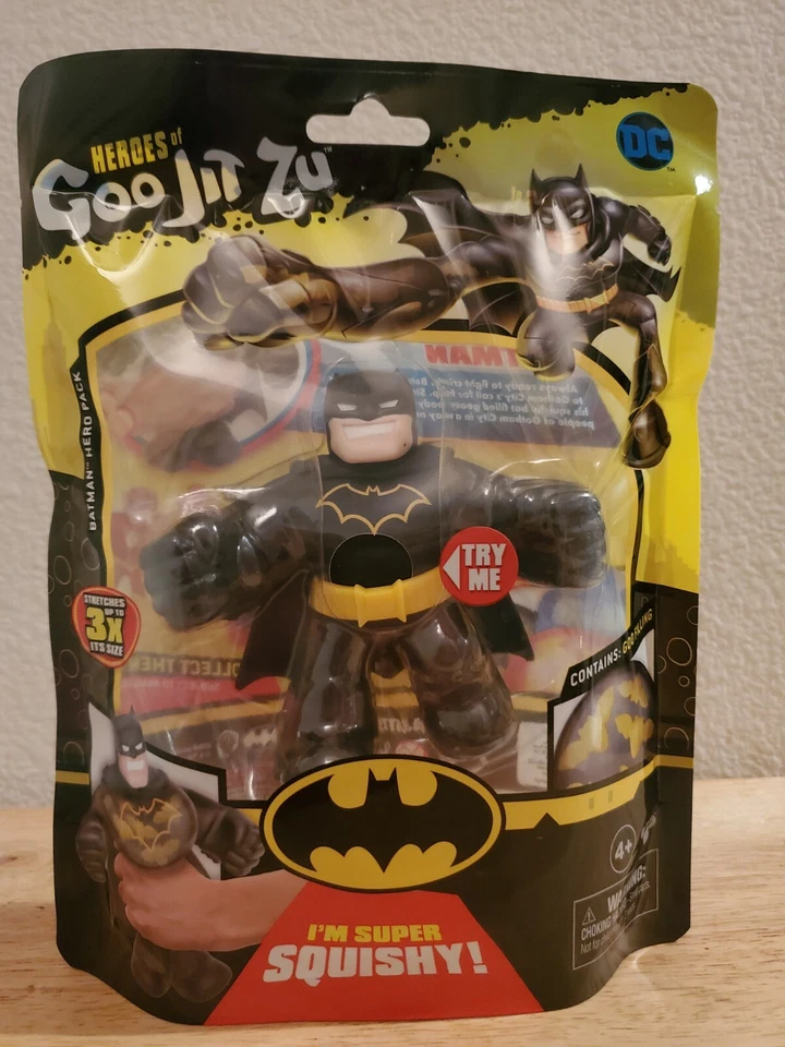 Lote Goo Jit Zu DC Superhéroes - Batman, Superman, Flash Hero Pack Figuras en Mano Foto 2 de 4