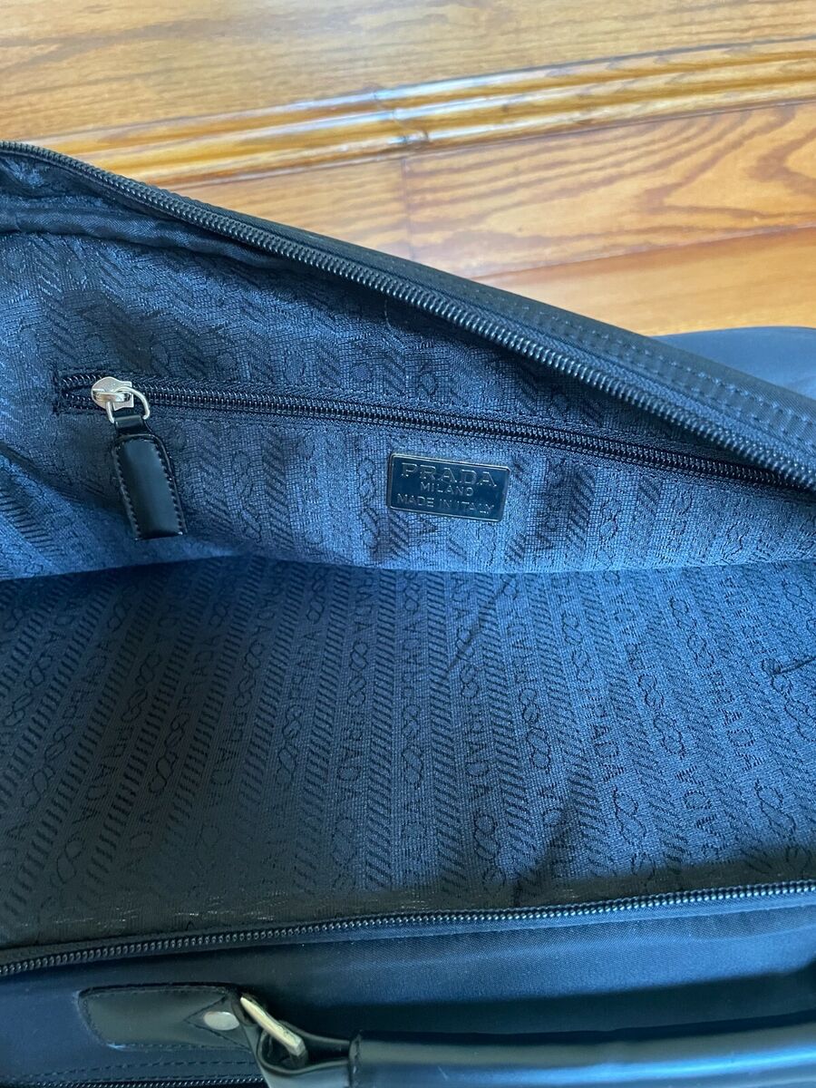 Vintage Prada nylon black computer messenger bag (unisex) | eBay Vintage Prada nylon black computer messenger bag (unisex) | eBay