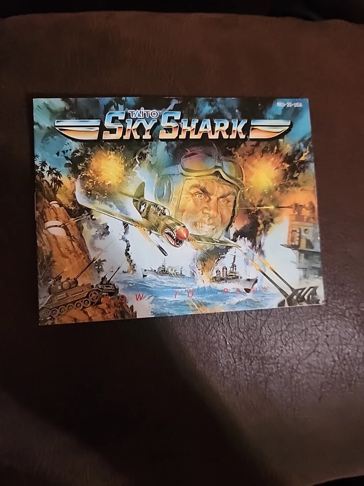 Sky Shark (Nintendo Entertainment System, 1989) - Tested Game W/Manual - Image 4 of 4