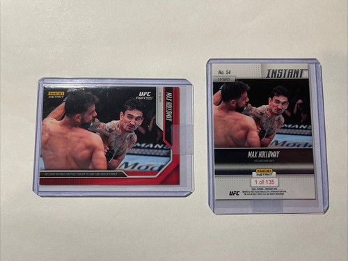 Max Holloway #54 2021 Panini Instant UFC card