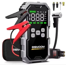 7000A Car Jump Starter With Air Compressor LCD Screen 21800mAh Portable Booster