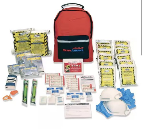 Ready America Kits de emergencia para 72 horas para 4