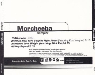 Morcheeba  Sampler (CD, Single Promo) V.G