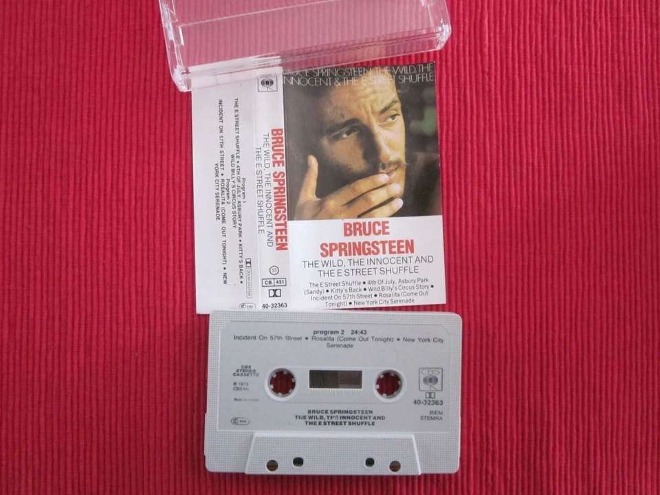 CASSETTE AUDIO K7 BRUCE SPRINGSTEEN THE WILD THE INNOCENT AND THE E STREET TAPE - Photo 3/4