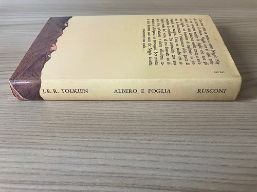 "LE MIE COLLEZIONI PERSONALI” ALBERO E FOGLIA Tolkien Rusconi 1976 Prima Ediz. - Foto 2 di 7