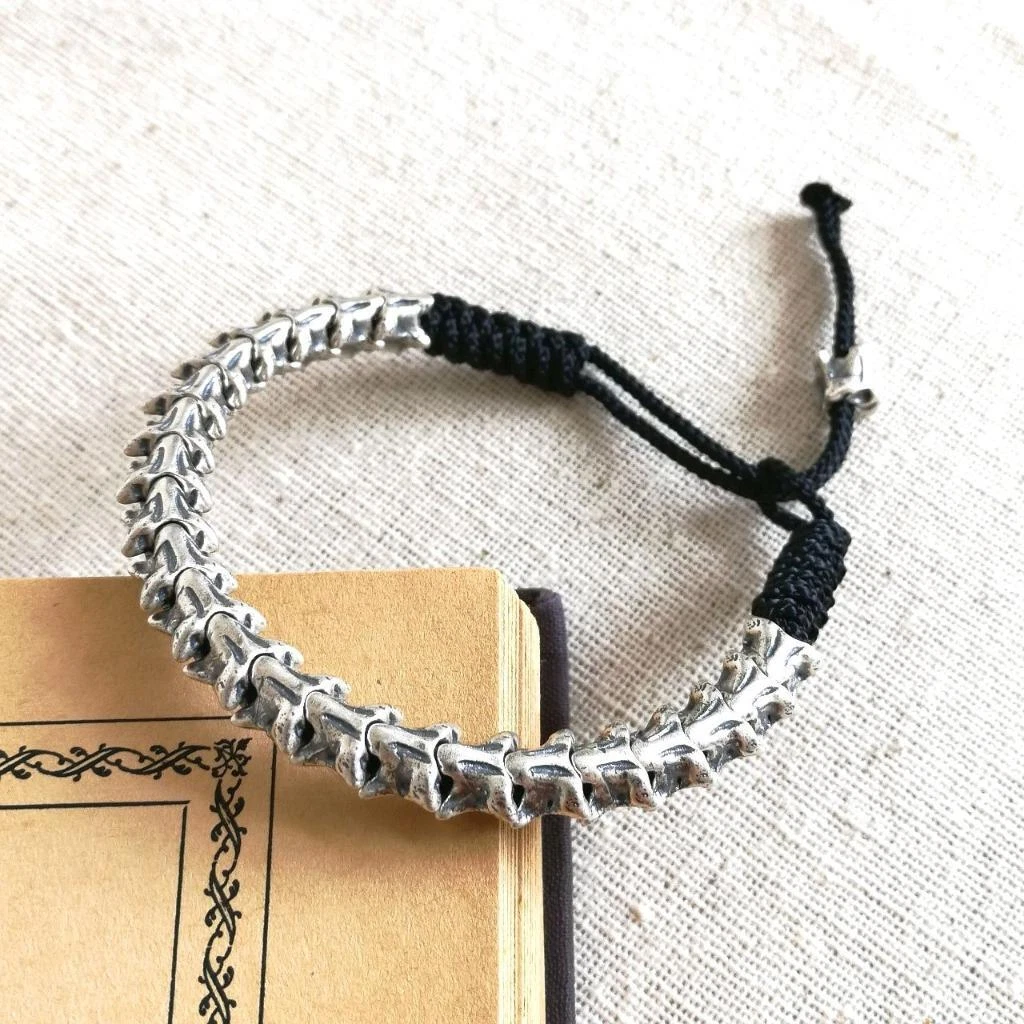 Bone Sterling Silver Bracelets for Men for sale | eBay
