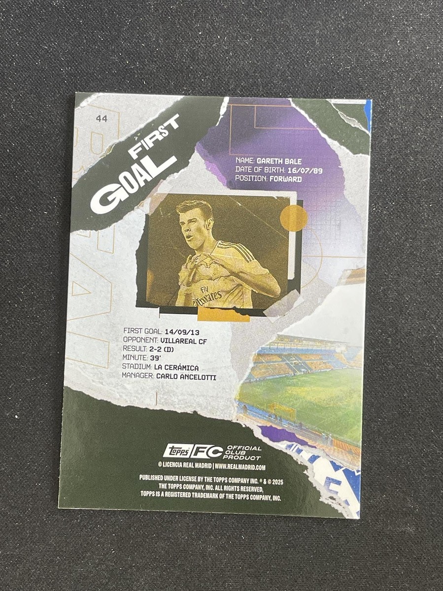 Topps トレカ サッカー Gareth BALE /ベイル/99 PSA10 Gareth Bale 2024-25 Topps Real Madrid Team Set First Goal