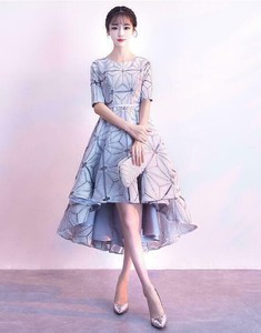 asymmetrical cocktail evening dress