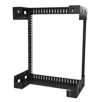 StarTech RK12WALLO 2Post 12U 19'' Wall Mount Network Rack 12'' Deep w Nuts Screws