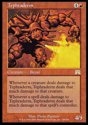 Magic the Gathering MTG Tephraderm (239) Onslaught   LP