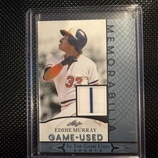 2024 Leaf In The Game Used Sports Eddie Murray - Game Used Patch! - Orioles
