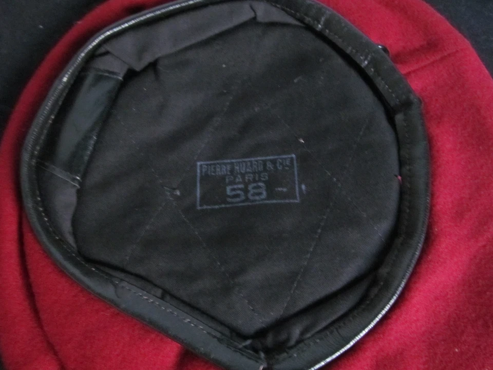 BERET ROUGE COMMANDO PARACHUTISTE TAP INDOCHINE ALGERIE - Photo 3/4