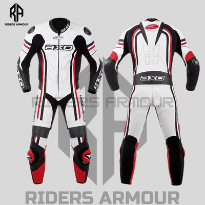 NEW MEN'S RACING 1 PIECE MOTORCYCLE MOTORBIKE MOTO GP BIKER LEATHER SUIT