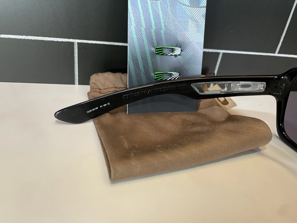 Gafas de sol Oakley Dispatch 2 II OO9150-05 negras hechas en EE. UU. Foto 3 de 4