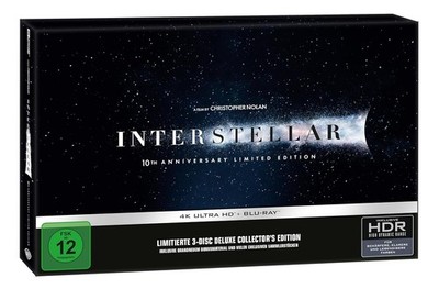 Interstellar - Collectors Edition 4k Ultra HD & Blu-ray Digipack Neu & OVP