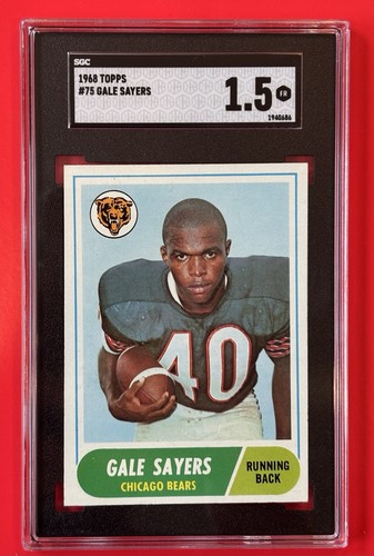 Gale Sayers #75 1968 Topps card