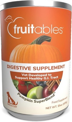 Fruitables Pumpkin Digestive Supplement, Made with Pumpkins for Dogs - 5 oz