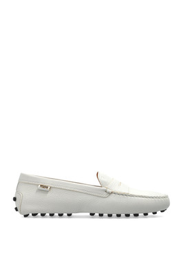 TOD's White Leather Moccasins New & Authentic
