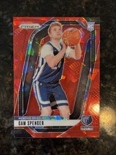 2024-25 Panini Prizm - Cam Spencer #246 Red Ice Prizm (RC)