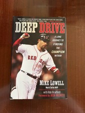 Autographed Mike Lowell Book - Deep Drive