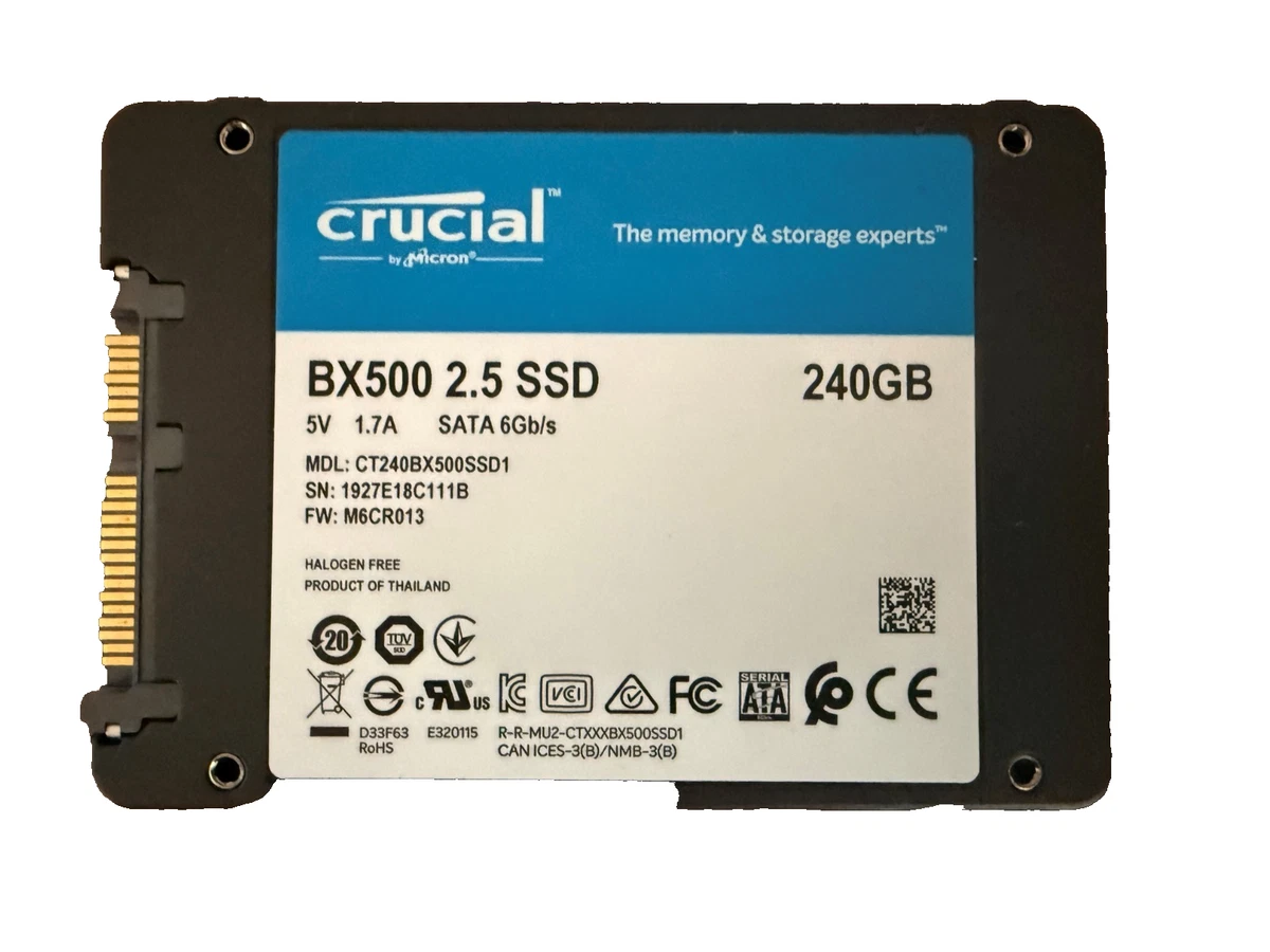 Crucial 240 GB Storage Capacity Solid State Drives for sale | eBay
